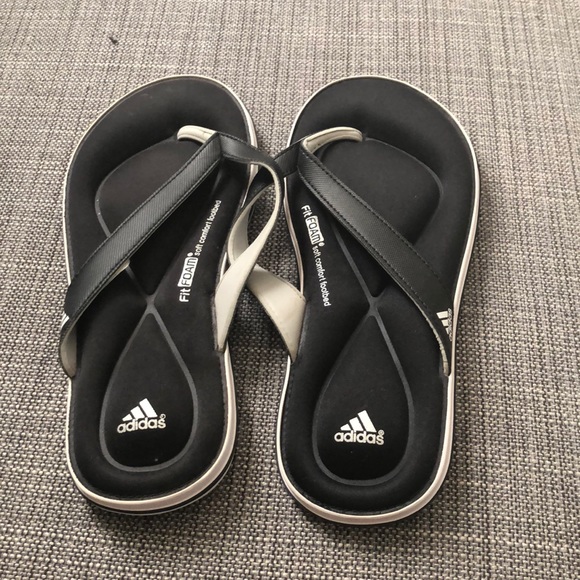 adidas Shoes Adidas Fit Foam Flip Flops Poshmark